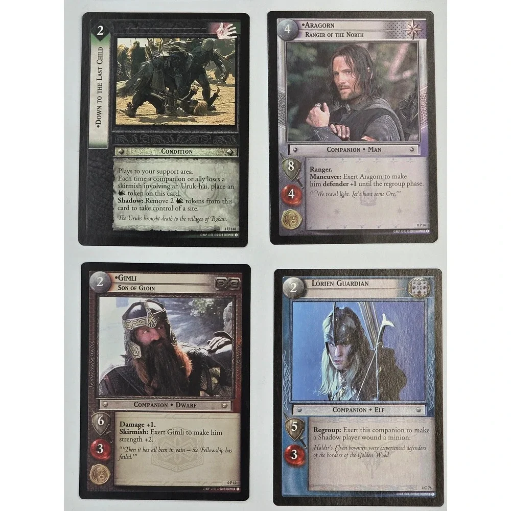 Lord of the Rings The Two Towers Trading Card Game Booster‎ Pack- Opened